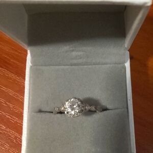 Charmed Aroma Elegant Silver Diamond Ring